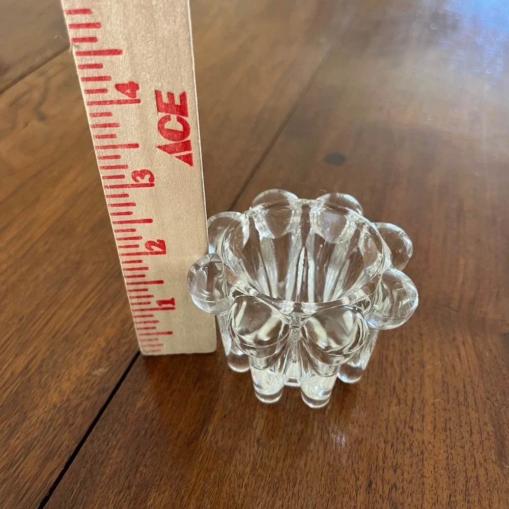 Vintage‎ Midcentury Glass Candle Holder